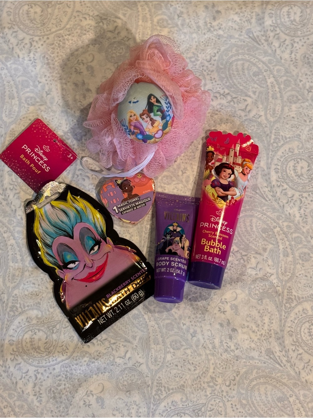Disney Villains & Princesses Bath Set